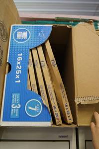 lot 410 image: Furnace Filters - 16x25x1