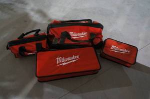 lot 418 image: Milwaukee Tool Storage Bags