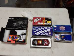 lot 43 image: 1-Ricky Craven, 1-Mark Green NASCAR Collectibles & 1-Kenji Momota Japanese NASCAR Collectibles