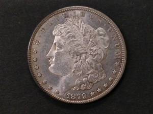 1879 S Reverse of 1878 Morgan Silver Dollar...