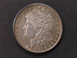 1880 S Morgan Silver Dollar...