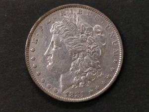 1881 O Morgan Silver Dollar...