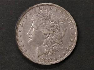 1882 O Morgan Silver Dollar...