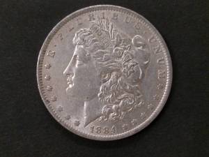 1884 O Morgan Silver Dollar...
