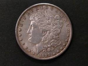 1889 Morgan Silver Dollar...