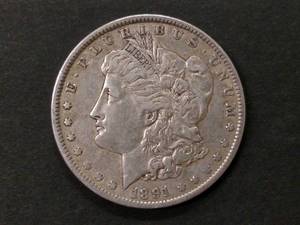 1891 Morgan Silver Dollar...
