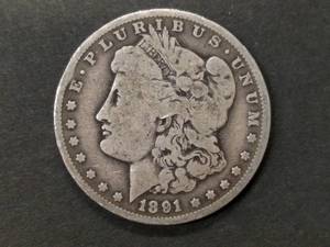 1891 O Morgan Silver Dollar...