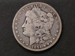 1894 O Morgan Silver Dollar...