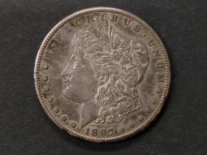 1897 S Morgan Silver Dollar...