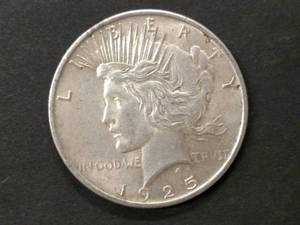 1925 Peace Silver Dollar...