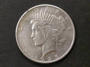 1925 Peace Silver Dollar...