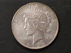 1926 D Peace Silver Dollar...