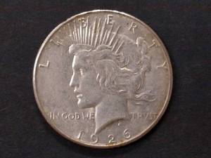 1926 S Peace Silver Dollar...