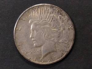 1927 Peace Silver Dollar...