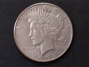 1935 Peace Silver Dollar...