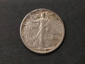 1917 D Obverse Walking Liberty Silv...