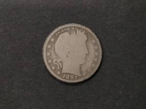 1897 Barber Silver Quarter...