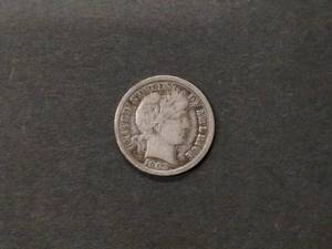 1902 Barber Silver Dime...