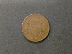 1864 Two Cent Piece...
