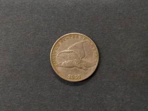 1857 Flying Eagle Cent...