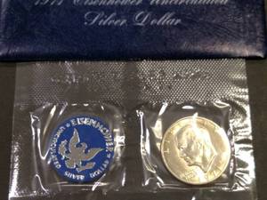 1971 Uncirculated Blue Ike 40% Silv...
