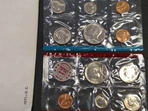 1971 Uncirculated Coin Set...