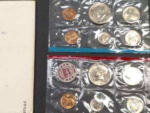 1972 Uncirculated Coin Set...