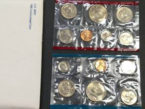 1980 Uncirculated Coin Set...