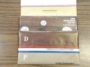 1984, 85, & 86 Uncirculated Coin Se...