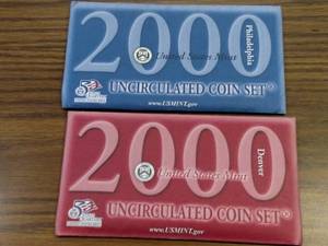 2000 Uncirculated Coin Sets, Denver...