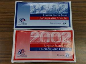 2002 Uncirculated Coin Sets, Denver...