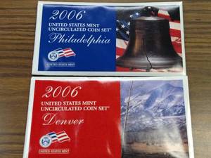 2006 Uncirculated Coin Sets, Denver...