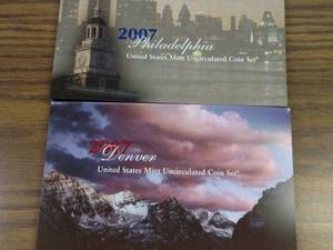 2007 Uncirculated Coin Sets, Denver...
