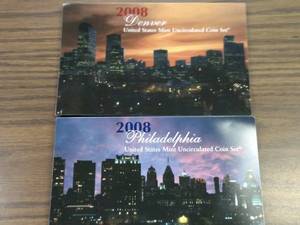 2008 Uncirculated Coin Sets, Denver...