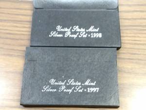 1997 & 1998 U.S. Mint Silver Proof ...