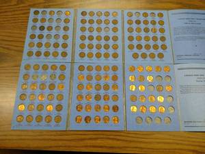 (158) Lincoln Cents in (2) Albums...