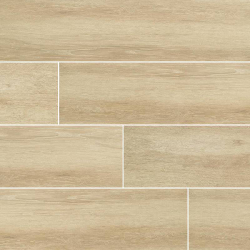 lot 224 image: 10 Cases of MSI Rainer Natural 9.5 in. x 35 in. Glazed Porcelain Floor and Wall Tile (13.86 sq. ft.  Case)