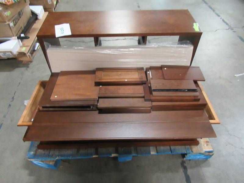 lot 318 image: Home Decorators Collection Royce Smokey Brown 49 in. Hall Tree SK19075R1-SB