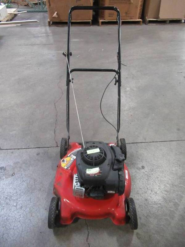 lot 52 image: Yard Machines 20 in. 125cc OHV Briggs & Stratton Gas Push Mower 11A-02BT729
