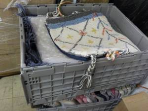 lot 2 image: Self locking tote with Pottery Barn...