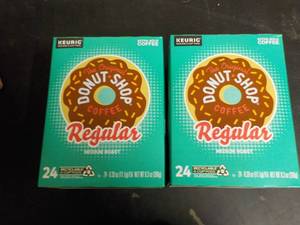 lot 79 image: 2 boxes of Keurig Donut Shop regula...