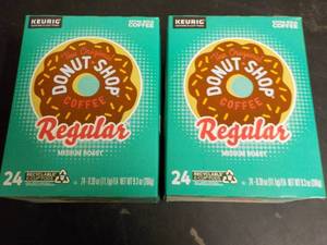 lot 81 image: 2 boxes of Keurig Donut Shop regula...