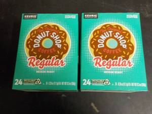 lot 82 image: 2 boxes of Keurig Donut Shop regula...
