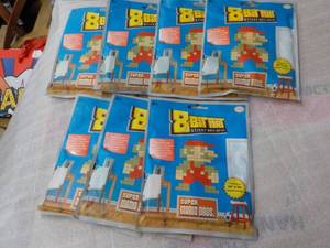 lot 90 image: 7 packages 8 Bit Art Super Mario Br...
