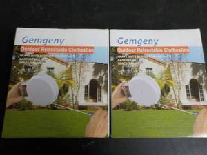 lot 101 image: 2 Gemgeny outdoor retractable cloth...