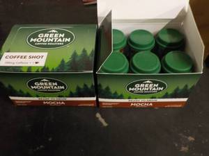 lot 104 image: 2 boxes Green Mountain Mocha Coffee...