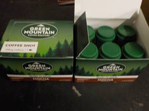 lot 105 image: 2 boxes Green Mountain Mocha Coffee...