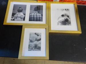 lot 110 image: 3 picture frames...