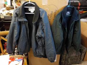 lot 116 image: 2 XL jackets and CD case...