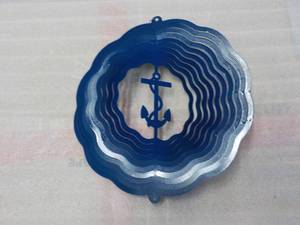 lot 119 image: Blue Metal Anchor spinner...
